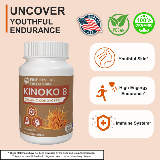 KINOKO 8 ORGANIC CORDYCEPS Capsule